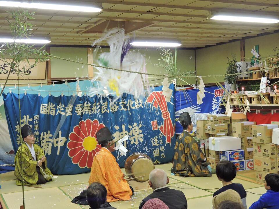 白蓋神事の舞い手