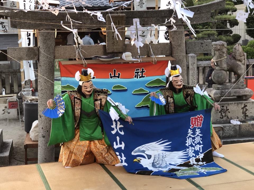 国譲りの能の舞い手