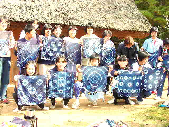 藍染め